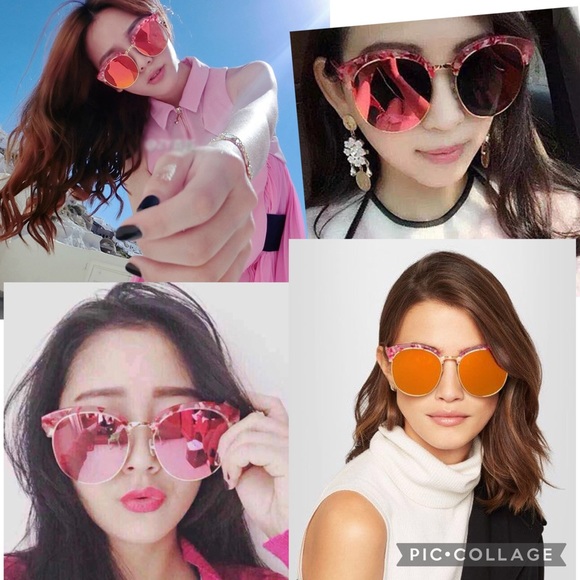 Gentle Monster Pink Deborah Oversized Sunglasses